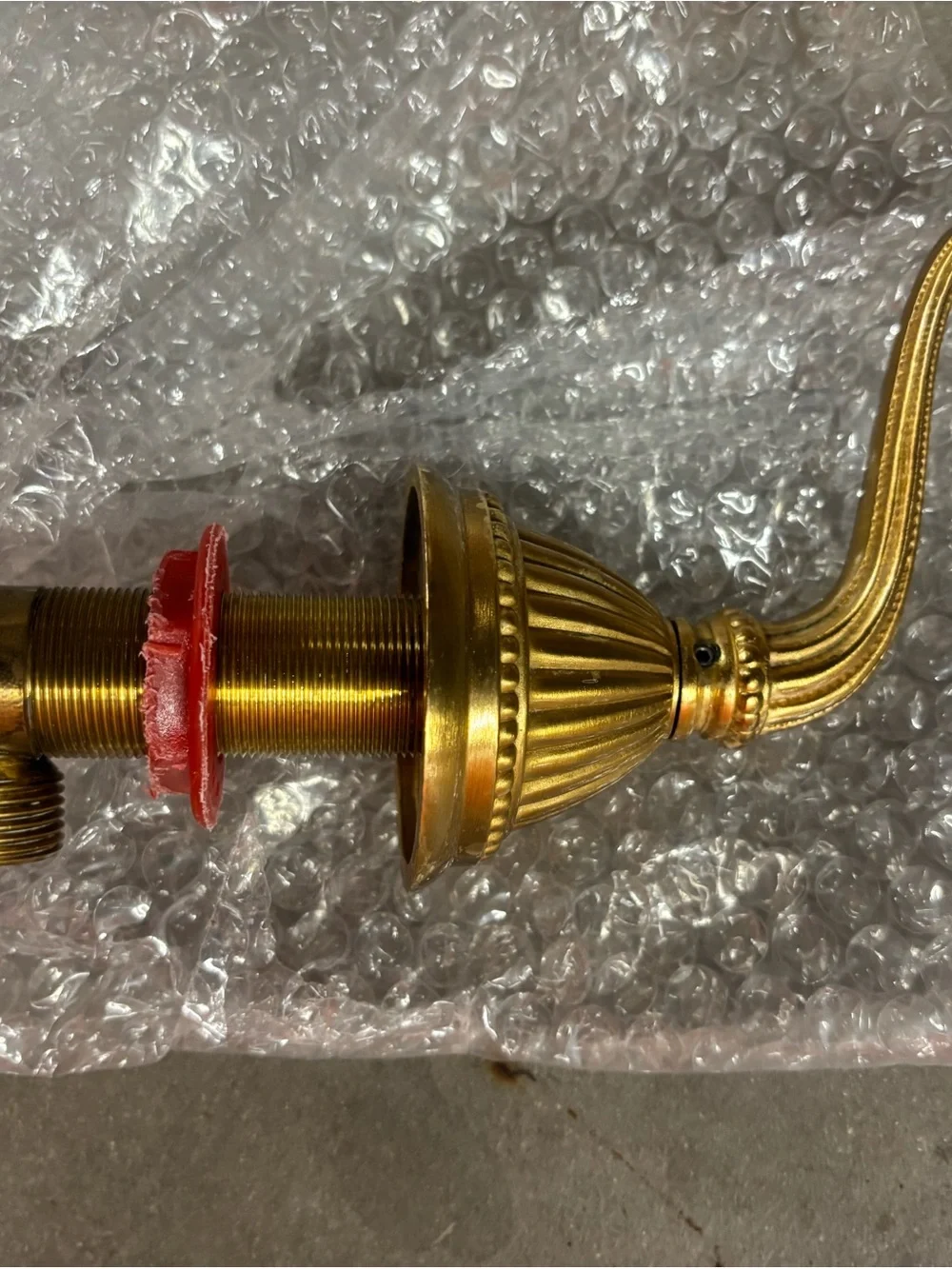 Sherle Wagner Gold Vessel Sink, bath fixtures as shown. All for price listed.